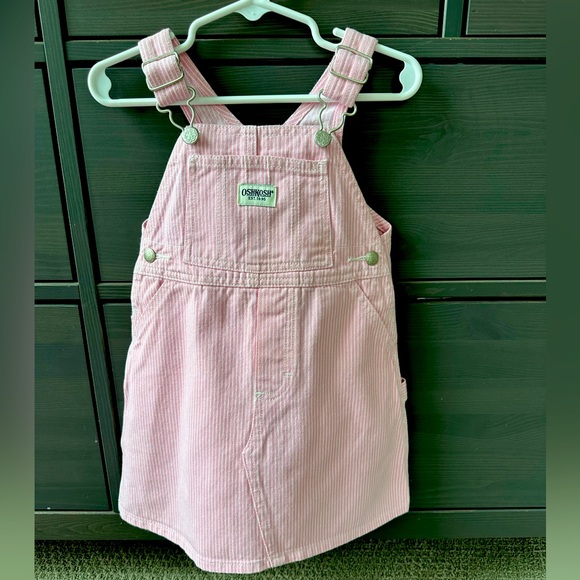 OshKosh B'gosh Other - Vintage Oshkosh B’gosh pink stripe dress size 24M
